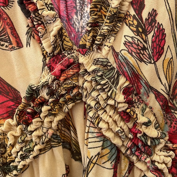 Free People long tank blouse. XS. - Picture 3 of 5